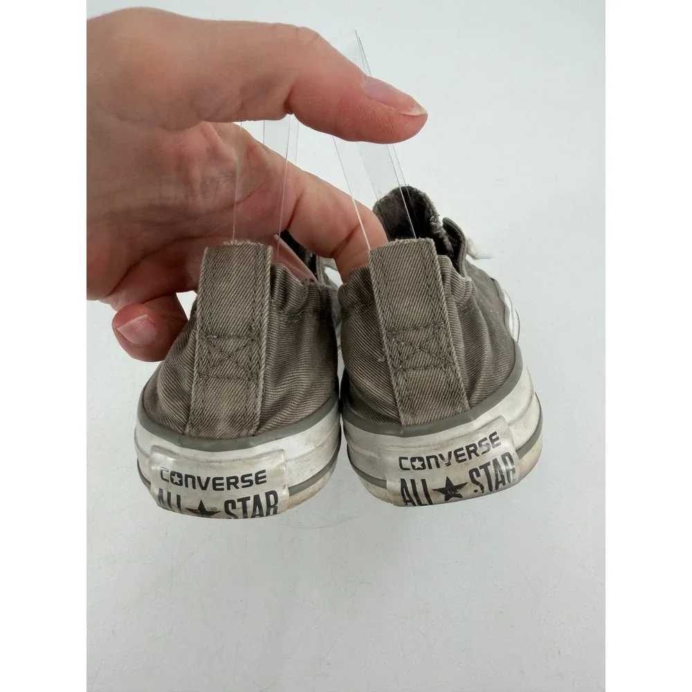 Converse Shoreline Slip On Women Size 5 Gray Canvas Low Top Gorpcore Casual - Picture 5 of 7